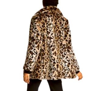 Leopard Faux Fur Coat